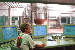 Hier wird das ber&uuml;hmte Rothaus Bier gefiltert